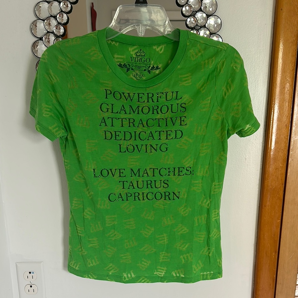 Virgo Green Graphic Tee